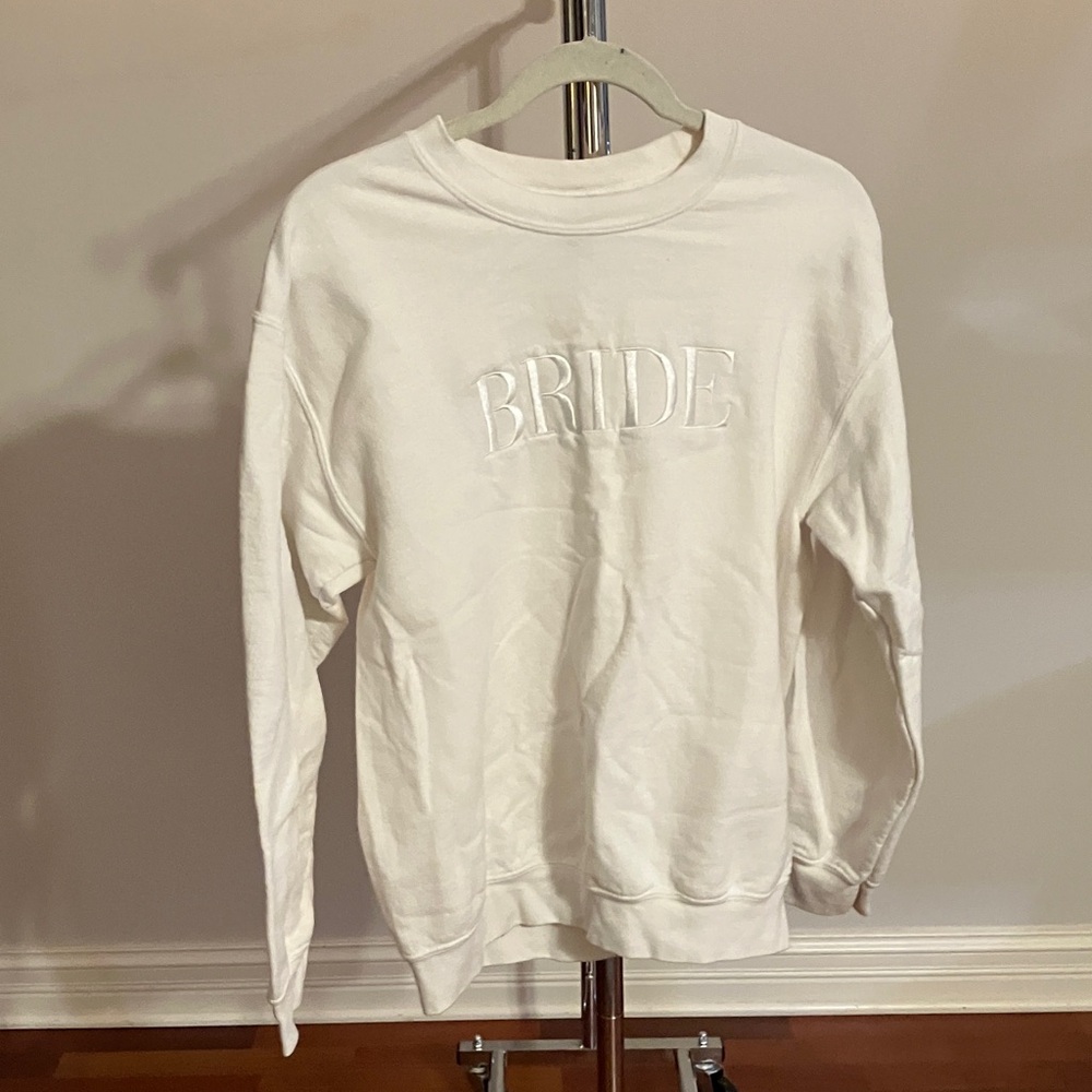 BRIDE White Crewneck Sweater - Picture 5 of 6